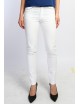 Pantalon slim blanc accessoires clous