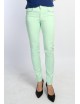 Pantalon slim menthe accessoires clous