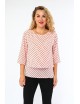 Blouse rose imprimée motifs à pois