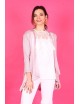 Gilet fluide ouvert rose