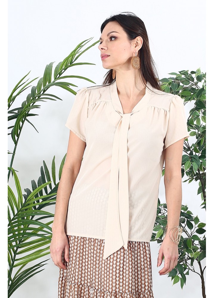 Chemise beige