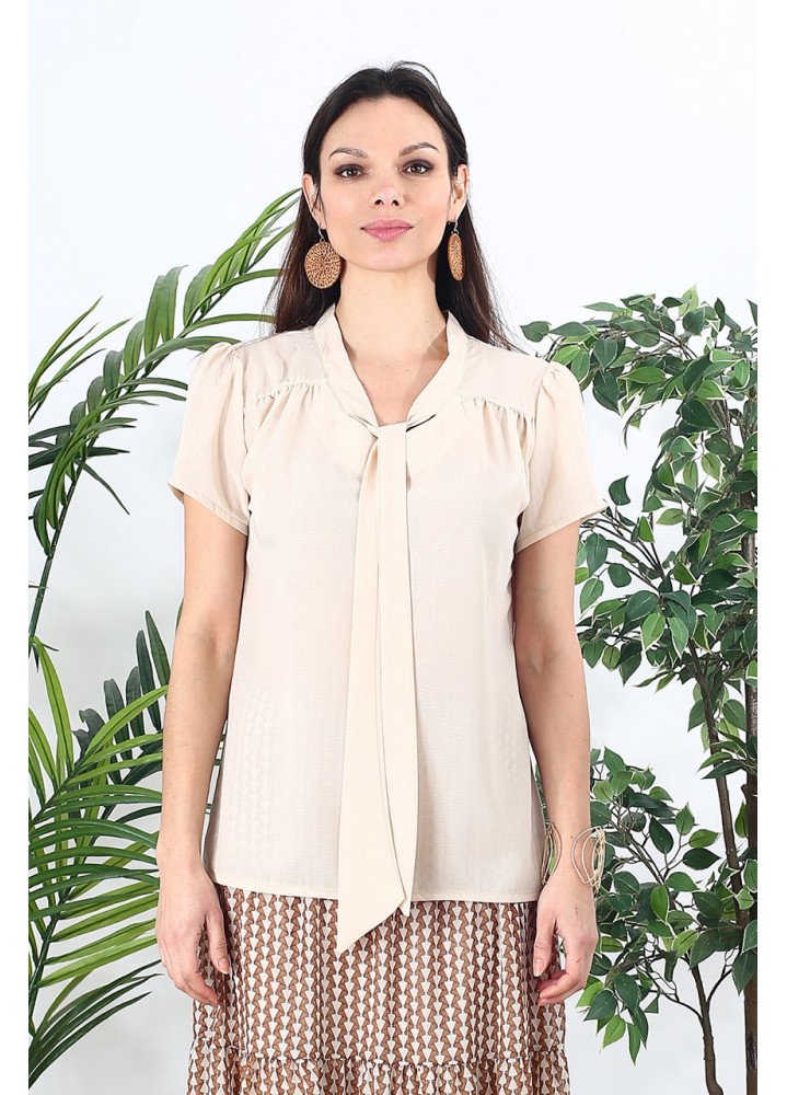 Chemise beige