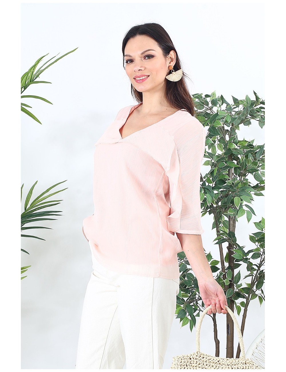 Blouse rose