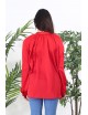 Chemise fluide rouge