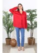 Chemise fluide rouge