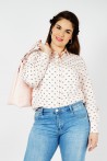 Chemise femme rose cintrée. Commandez dès aujourd'hui