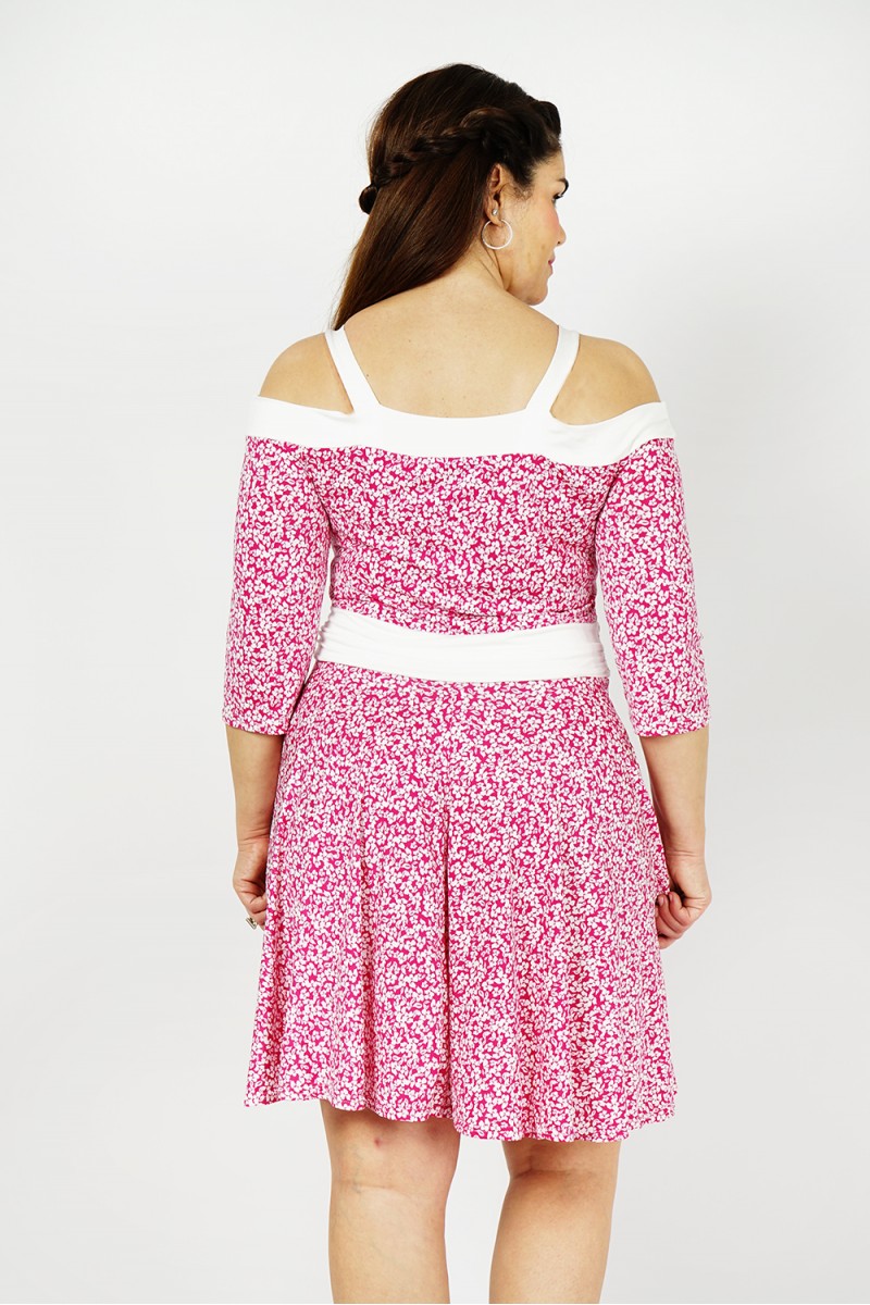 Robe d'Été: Patineuse Fushia