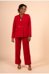 Veste de tailleur femme rouge