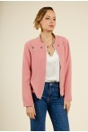 Veste Bomber Revisité Rose- Audacieuse et Moderne