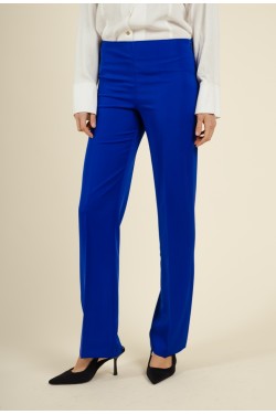 Pantalon bleu roi Coupe Droite Uni - Élégance et Confort